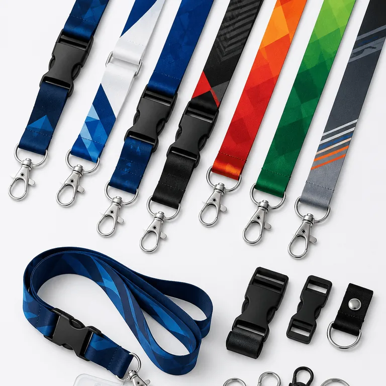Branded promotional lanyards for exhibitions and events in Fujairah, UAE